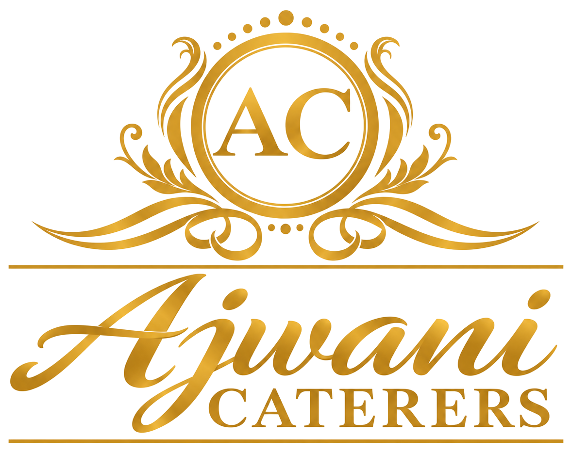 Ajwani Caterers original gold logo